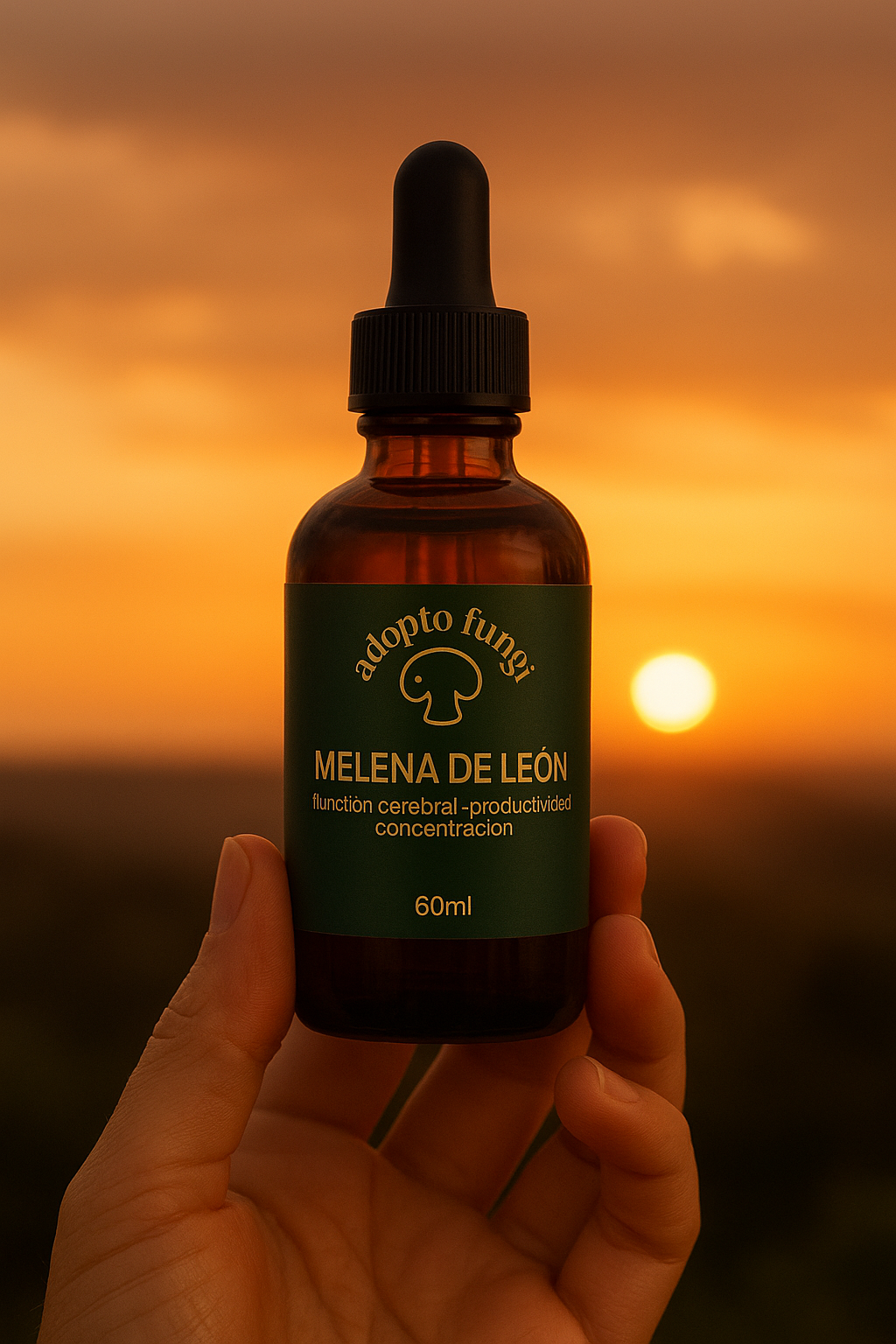 Melena De Leon 60ml | AdaptoFungi Paraguay